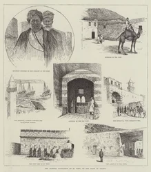 Die türkische Besetzung von El Wedj an der Küste Arabiens